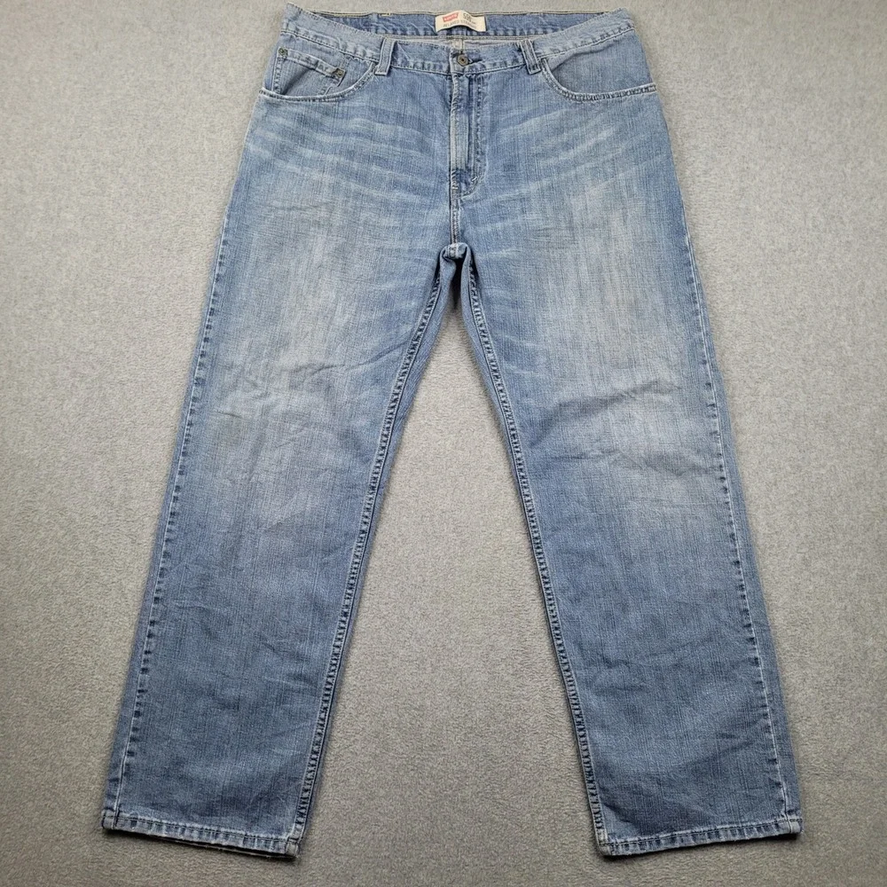 Levi's 559‎ Relaxed Straight Jeans Mens 38x32 Blue Denim 100% Cotton